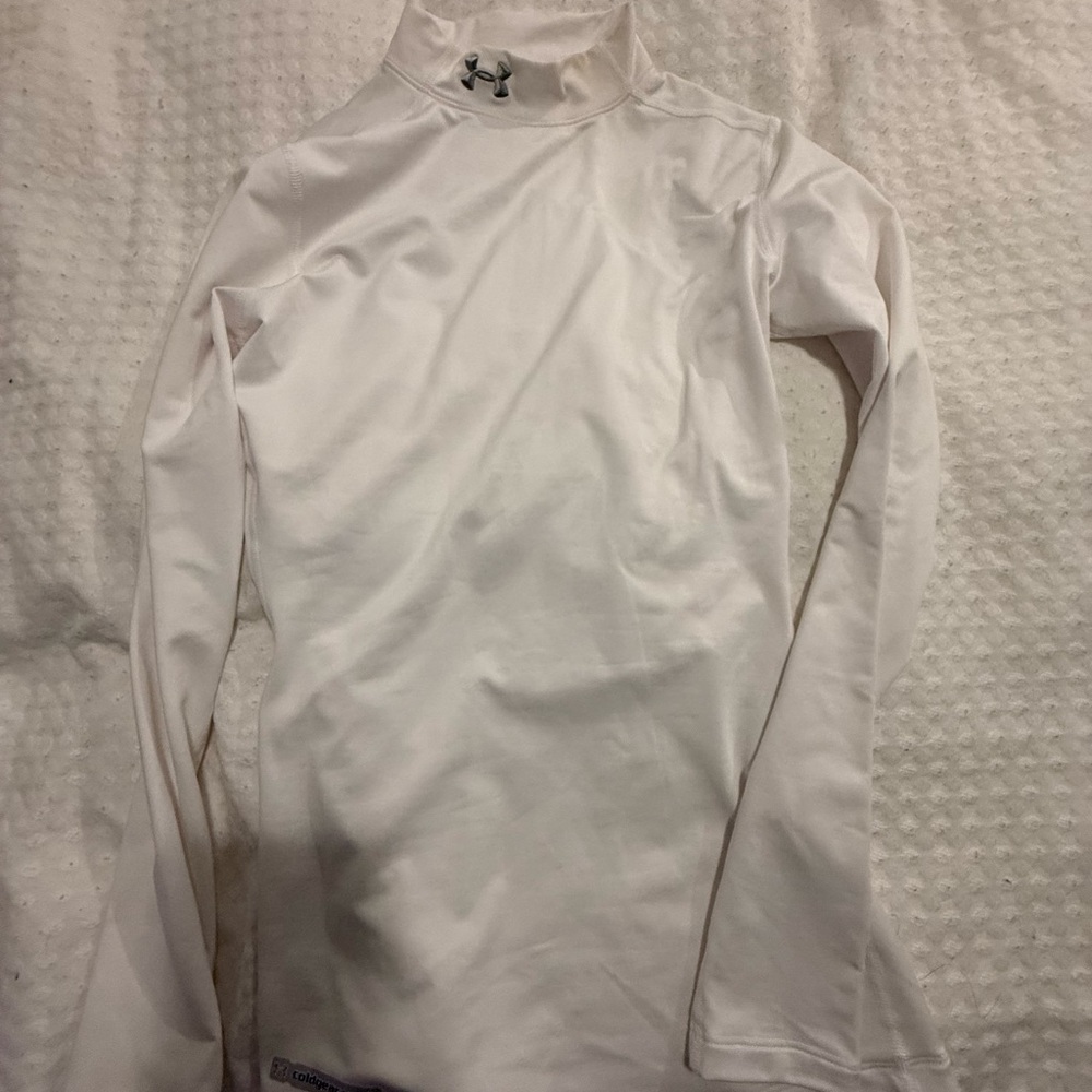 Under Armour Fitted White Top